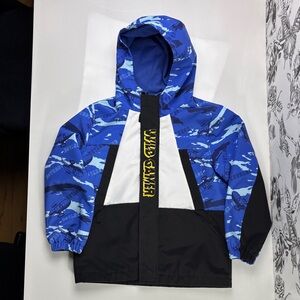 Baleno Junior WILD GAMER rain jacket zipper hoodie waterproof raincoat